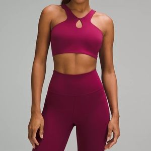 Lululemon SmoothCover Front Cut-Out Yoga Bra